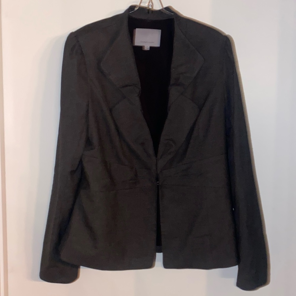 Classiques Entier blazer size 14 black and gray
